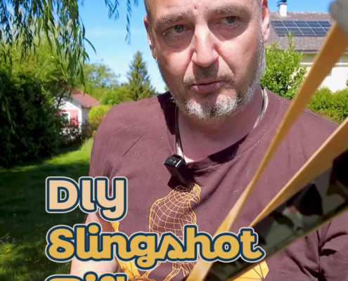 DIY slingshot rifle