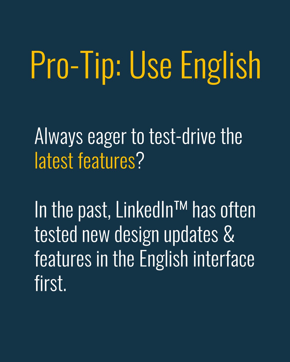 Finding the Perfect Language for Your LinkedIn™ Presence