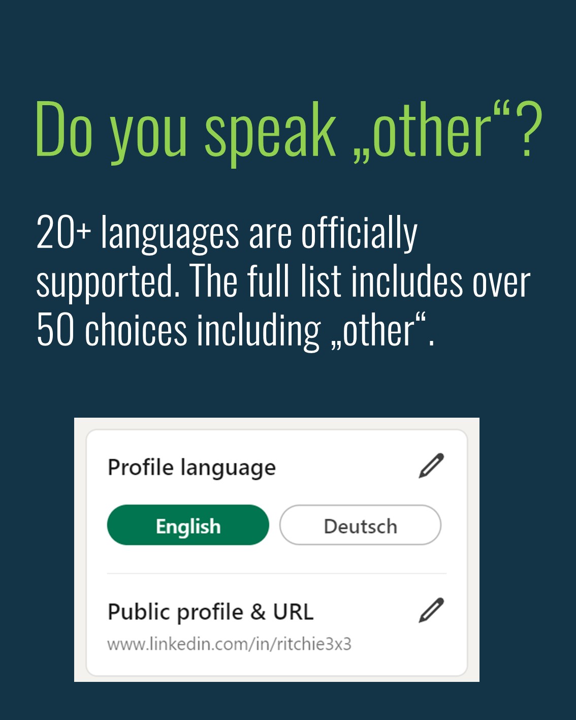 Finding the Perfect Language for Your LinkedIn™ Presence